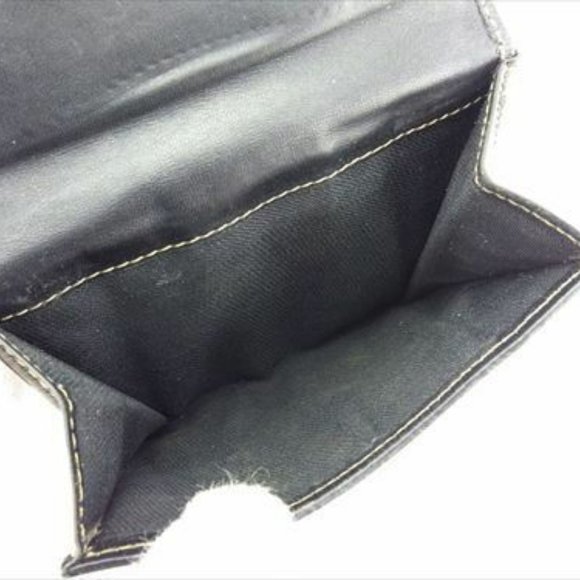 Fendi Wallet Purse Pecan Black Beige PVC leather Woman Authentic Used - Picture 6 of 9